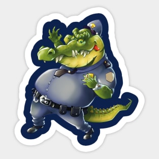 Crocodile Sticker